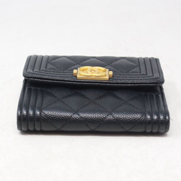 Chanel #XH1JA3 Caviar Quilted Wallet - Picture 5 of 9